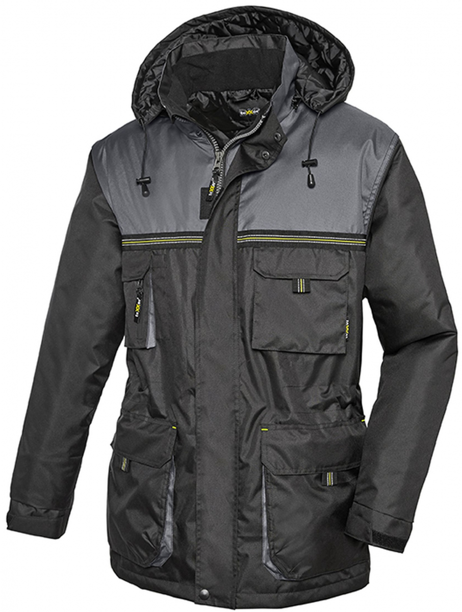 BIG-TEXXOR-Winter-Jacke Ystad, schwarz/grau
