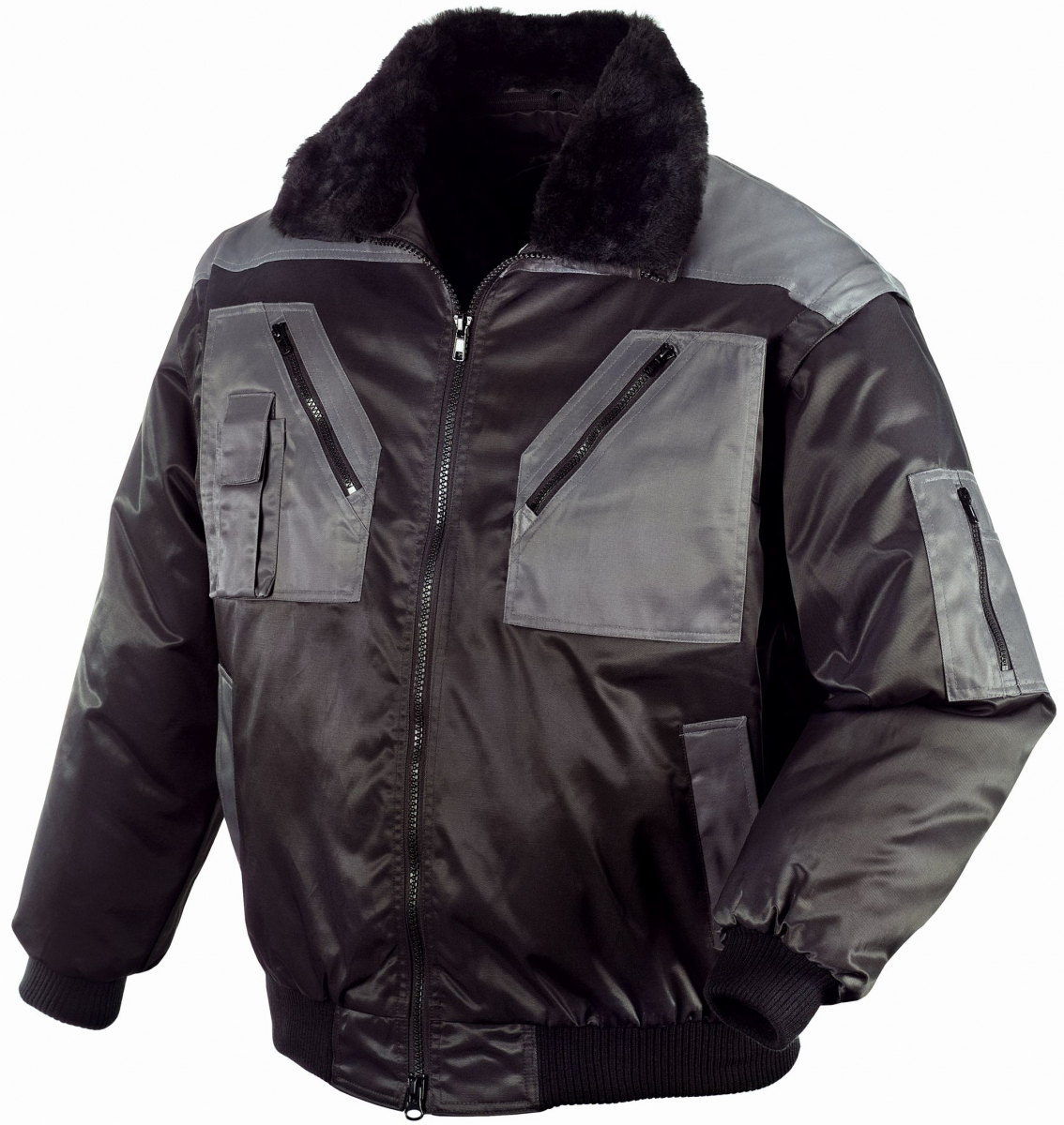 BIG-TEXXOR-4-in-1-Pilotenjacke, Oslo, schwarz/anthrazit