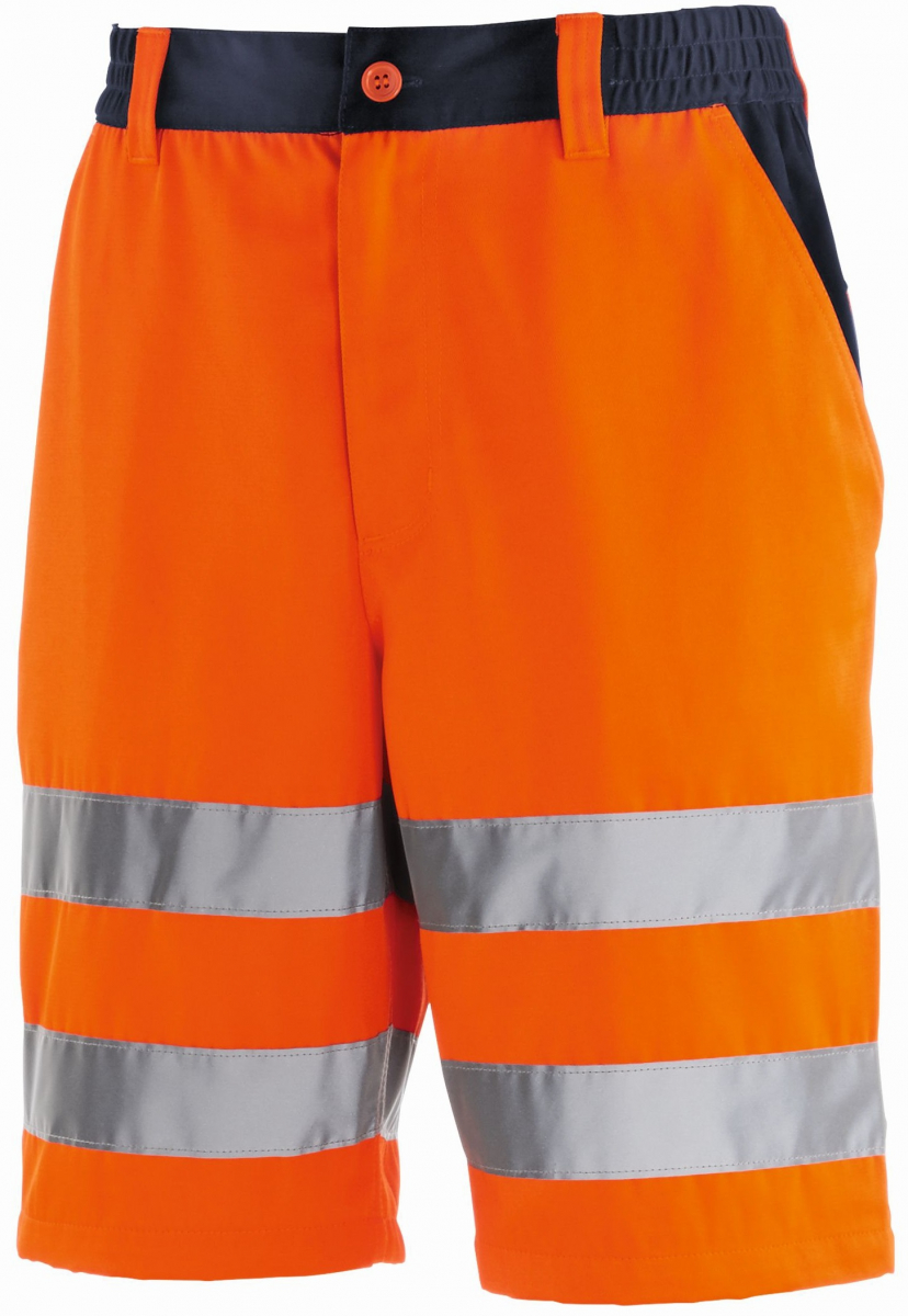 BIG-TEXXOR-Warnschutz-Shorts, Erie, leuchtorange/navy