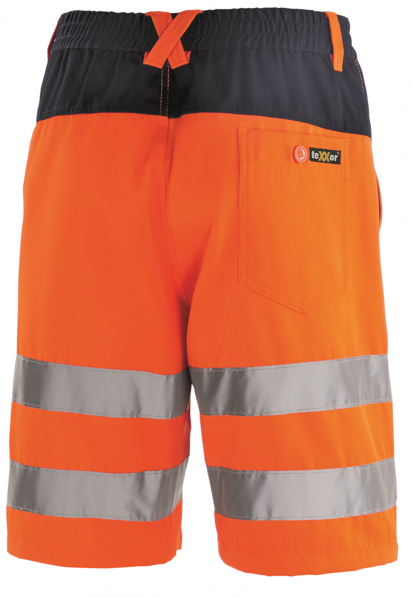 BIG-TEXXOR-Warnschutz-Shorts, Erie, leuchtorange/navy