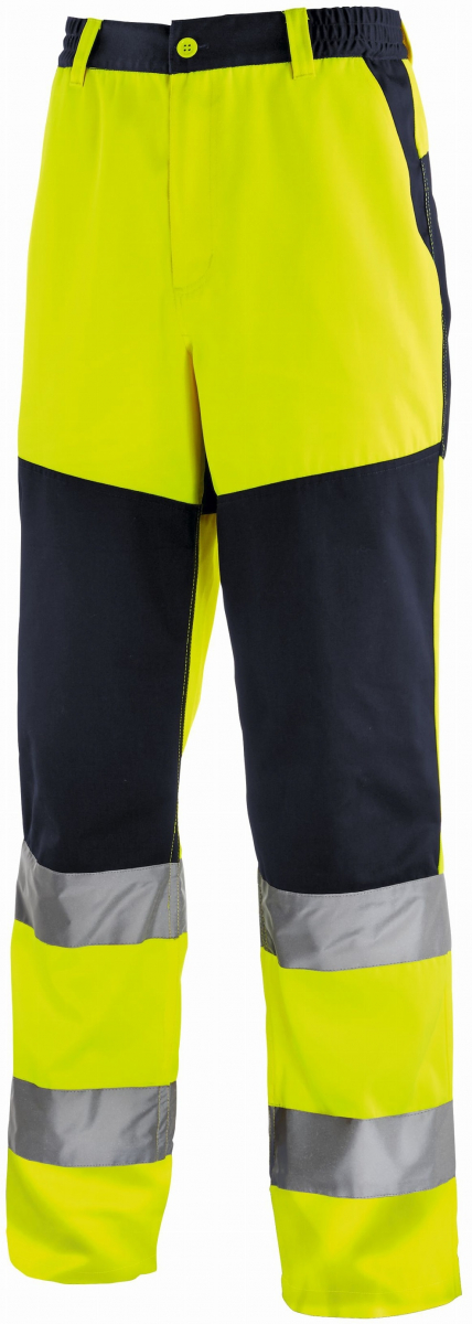 BIG-TEXXOR-Warnschutz-Bundhose, Rochester, leuchtgelb/navy