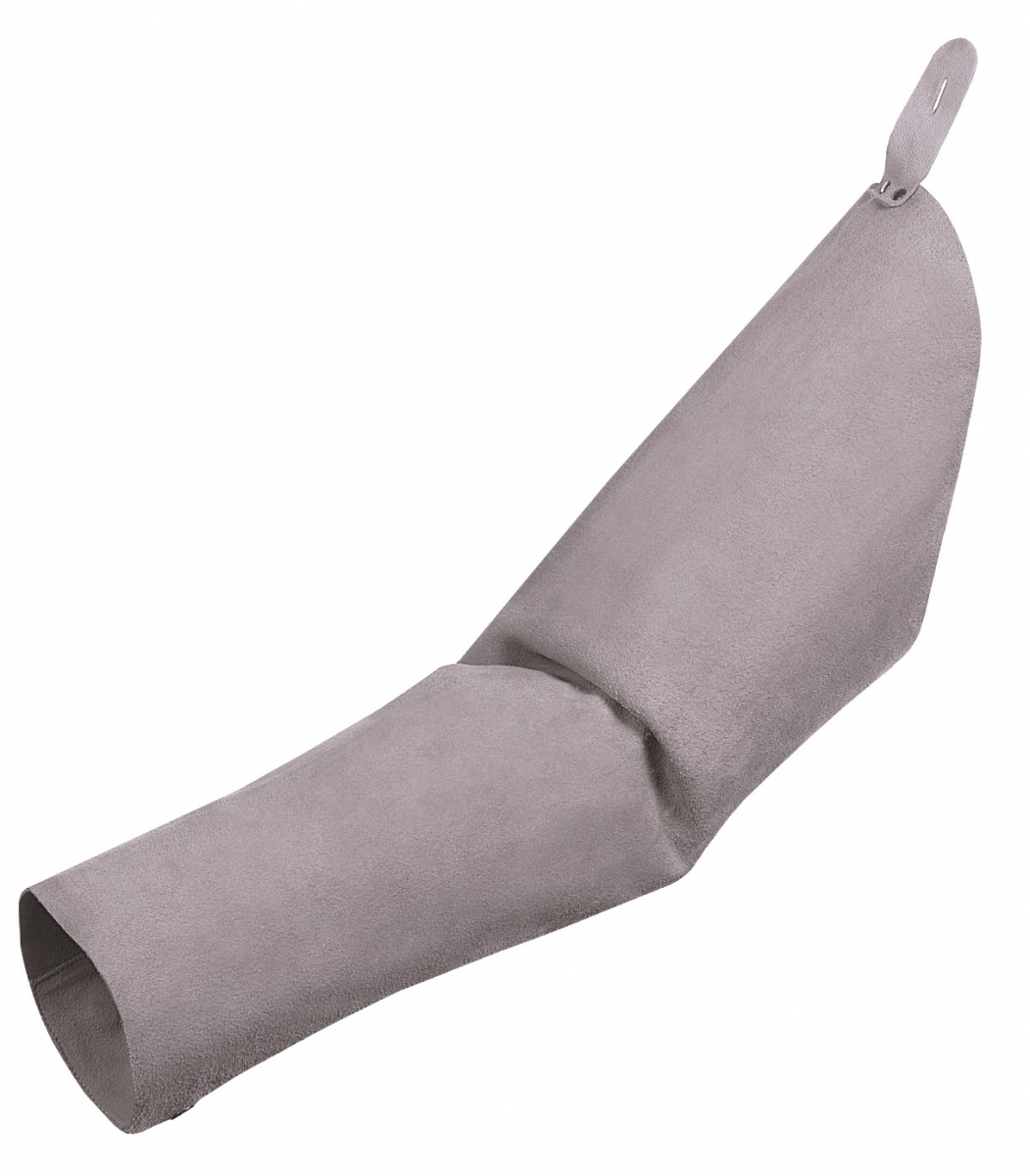 BIG-Schutzärmel, Rindspaltleder, grau