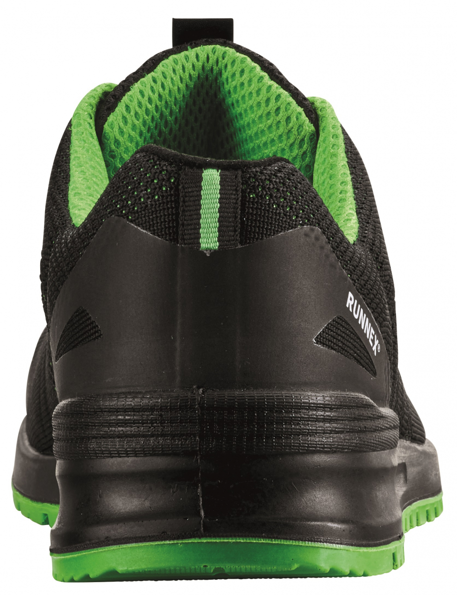 BIG-ruNNex-S1P-Sicherheitshalbschuhe, SportStar, ESD, schwarz/grün