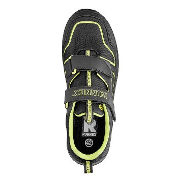 BIG-ruNNex-S1PS ESD-Sicherheitssandalen ActionStar, schwarz/grün
