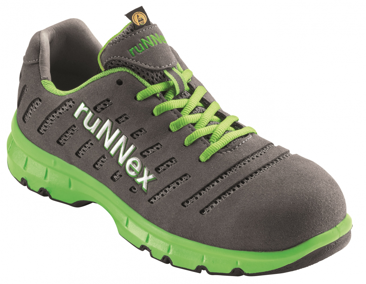 BIG-ruNNex-S1P-Sicherheitshalbschuhe, FlexStar, grau/grn