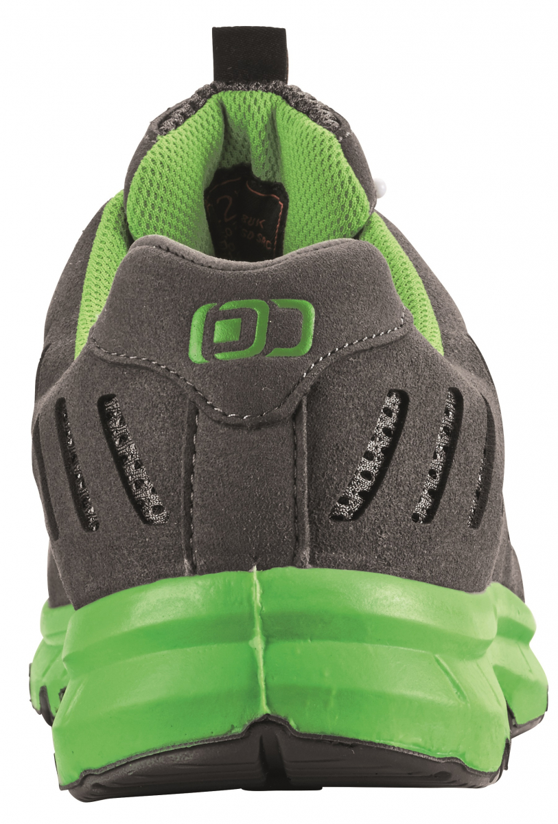BIG-ruNNex-S1P-Sicherheitshalbschuhe, FlexStar, grau/grün