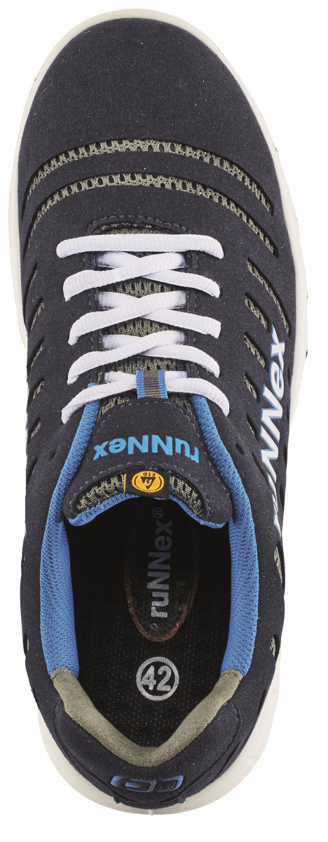 BIG-ruNNex-S1P-Sicherheitshalbschuhe, FlexStar, blau/weiß/grau