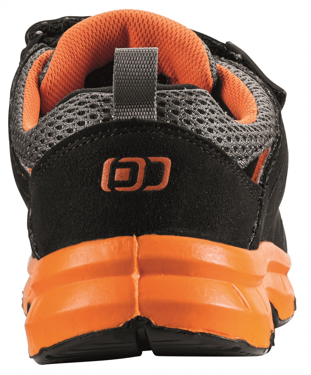 BIG-ruNNex-S1P-Sicherheitssandalen mit Klett, FlexStar, schwarz/orange