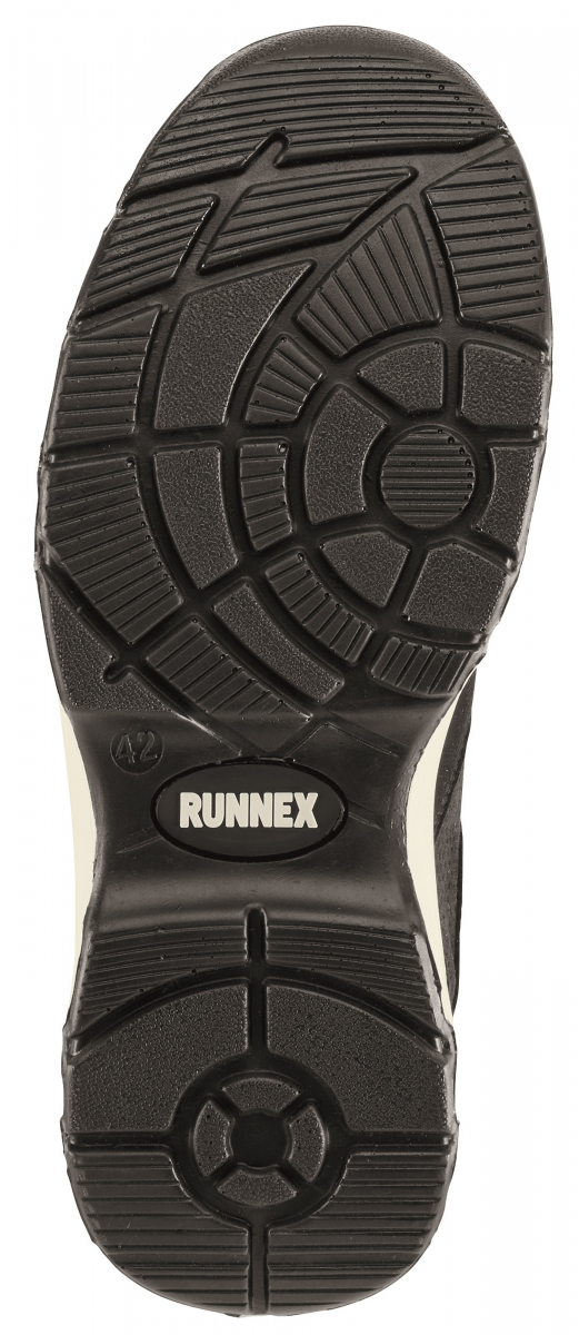 BIG-ruNNex-S1P-Sicherheitsschnürschuhe, FlexStar, ESD, schwarz/weiss