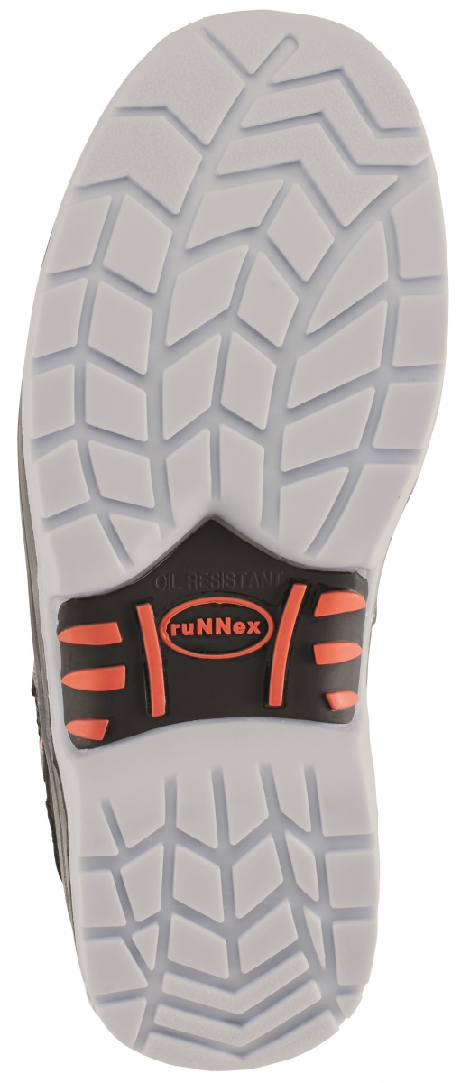 BIG-ruNNex-Footwear, S2-Arbeits-Berufs-Sicherheits-Schuhe, Halbschuhe, TeamStar, schwarz/grau/orange