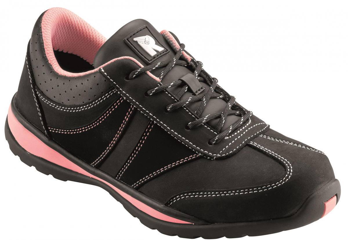 BIG-ruNNex-S2-Damen-Sicherheitshalbschuhe, GirlStar, schwarz/pink