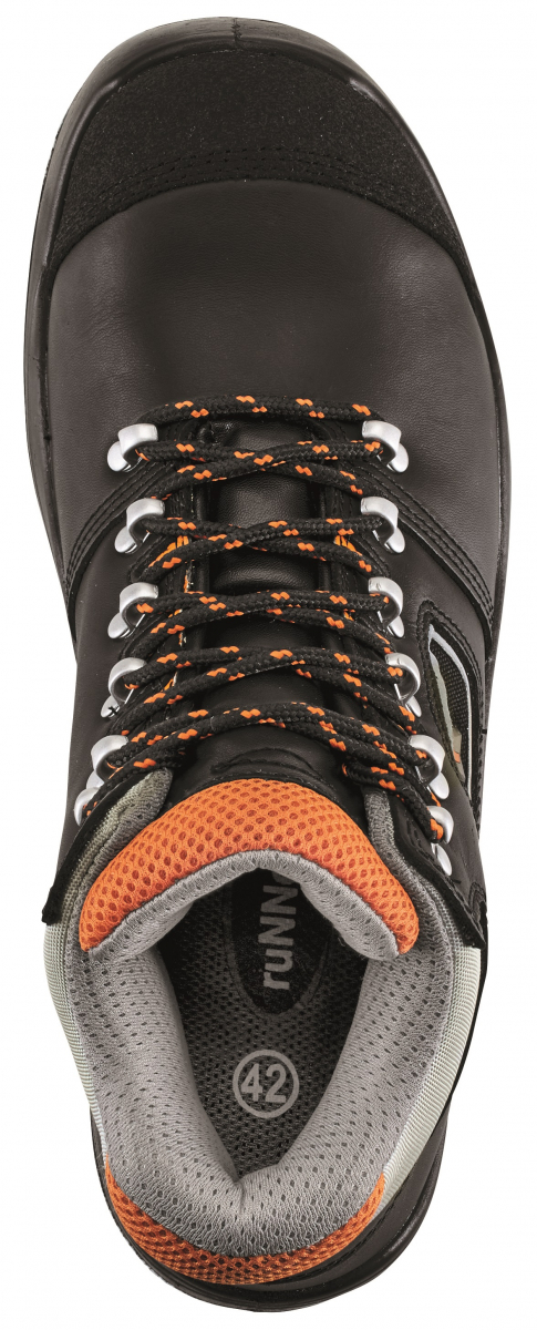 BIG-ruNNex-S3-Sicherheitsschnürstiefel, TeamStar, schwarz/orange