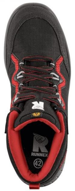 BIG-ruNNex-S3-Sicherheitsschnürstiefel, TeamStar, ESD, schwarz/rot