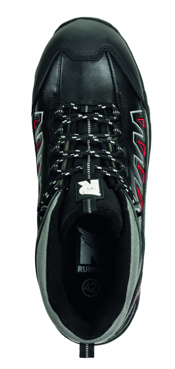BIG-ruNNex-S3-Sicherheitsschnürstiefel, LightStar, schwarz/rot