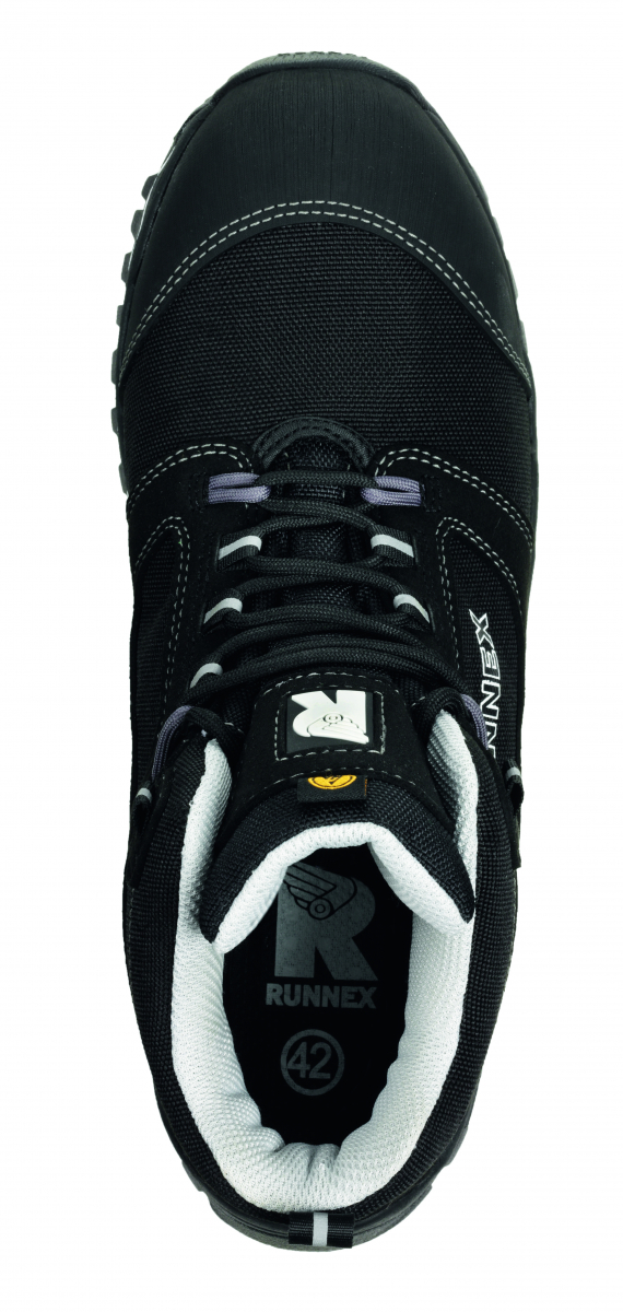 BIG-ruNNex-S3-Sicherheitsschnürstiefel, LightStar, schwarz/weiß/grau