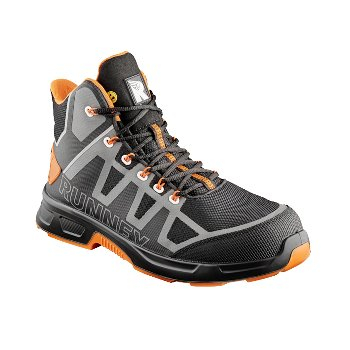 BIG-ruNNex-S3-ESD-Sicherheitsschnürstiefel, ActionStar, schwarz/grau/orange