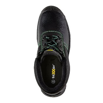 BIG-TEXXOR-S3-Sicherheitsschnürstiefel, Paris, schwarz/grün