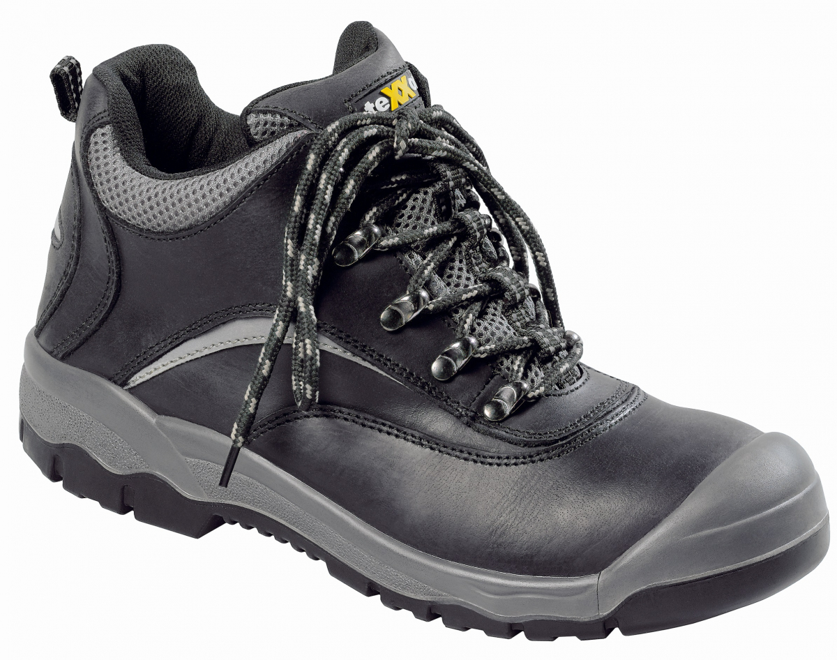 BIG-TEXXOR-S3-Sicherheitsschnürstiefel, Cannes, schwarz/grau