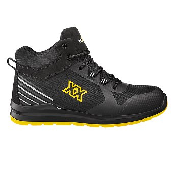 teXXor® S3S-Sicherheitsschnürstiefel, Schwarz/gelb
