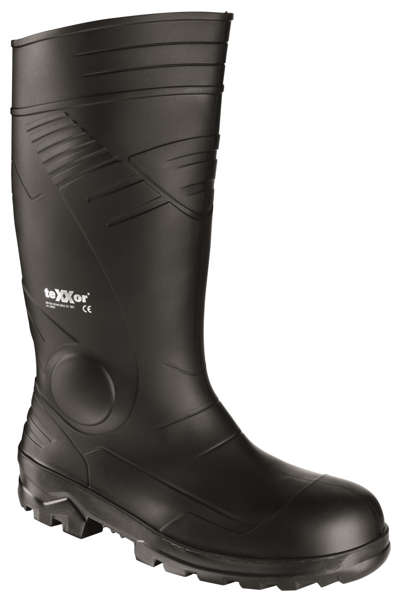 BIG-TEXXOR-S5-PVC-Sicherheitsstiefel, schwarz