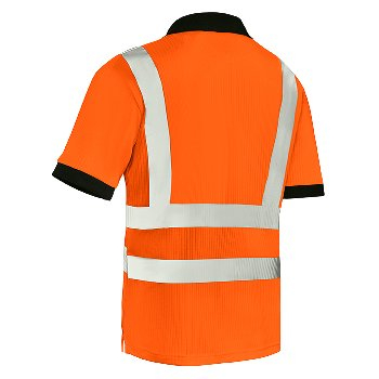 BIG-TEXXOR-Warnschutz-Polo-Shirt, Sylt, leuchtorange