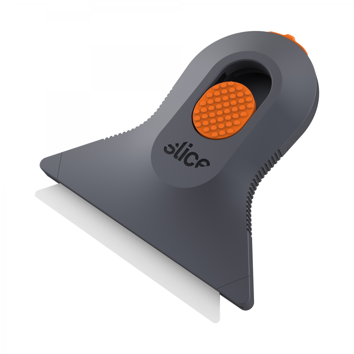 BIG- SLICE- Mini-Schaber mit manueller Klingenverstellung, Farbe: schwarz/ orange