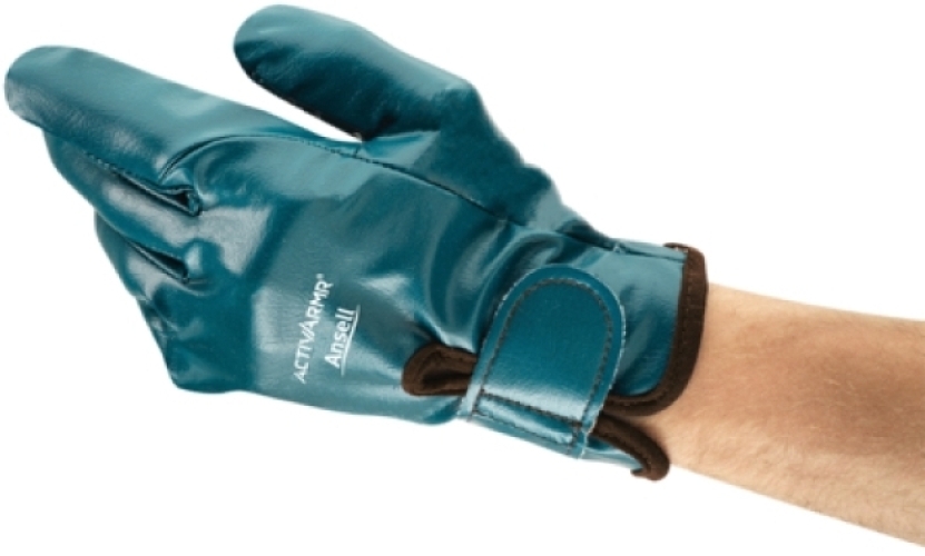 ANSELL-NITRILKAUTSCHUKHANDSCHUHE, Arbeitshandschuhe, IBRA GUARD, 07-112, blau