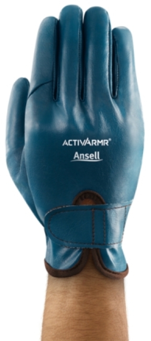 ANSELL-NITRILKAUTSCHUKHANDSCHUHE, Arbeitshandschuhe, IBRA GUARD, 07-112, blau