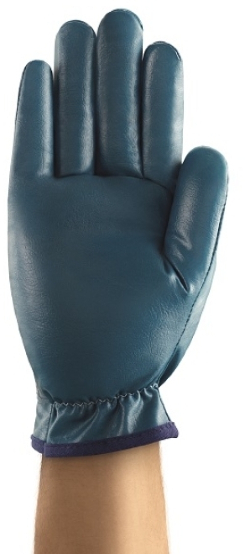 ANSELL-NITRILKAUTSCHUKHANDSCHUHE, Arbeitshandschuhe, IBRA GUARD, 07-112, blau