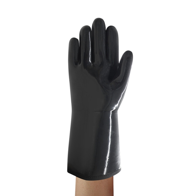 ANSELL-NEOPRENE-Handschuhe, Arbeitshandschuhe, ALPHA-TEC, 30,5 cm, 09-022, schwarz