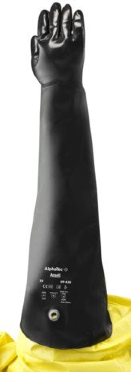 ANSELL-NEOX, 80,0 cm, 09-430, Neopren-Handschuhe, Arbeitshandschuhe, schwarz