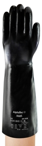 ANSELL-NEOX, 45,0 cm, 09-928, Neopren-Handschuhe, Arbeitshandschuhe, schwarz