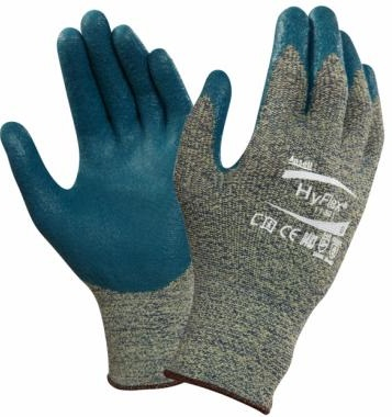 ANSELL-ARBEITSHANDSCHUHE, HYFLEX, 11-501, blau/grau