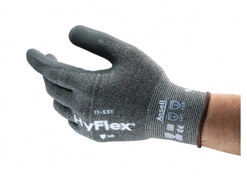 ANSELL-Workwear, Arbeitshandschuhe, "HYFLEX", 11-531, grau, VE = 12 Paar