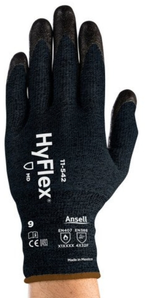 ANSELL-HYFLEX, 11-542, schwarz