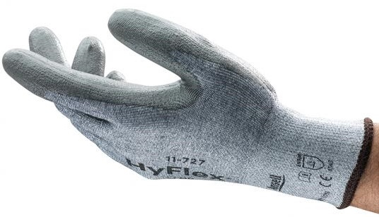 ANSELL-ARBEITSHANDSCHUHE, HYFLEX, 11-727, grau