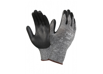 ANSELL-ARBEITSHANDSCHUHE, HYFLEX, 11-801, grau/schwarz