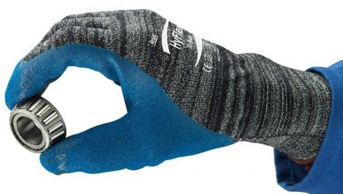 ANSELL-ARBEITSHANDSCHUHE, HYFLEX, 11-948, blau/schwarz