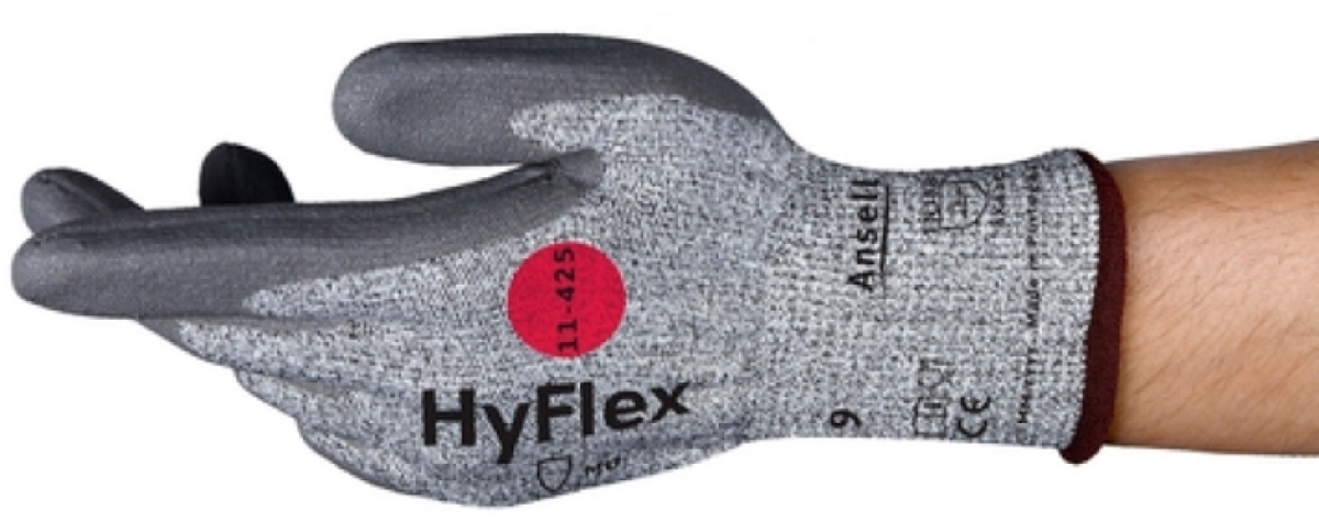 ANSELL-Arbeitshandschuhe, HYFLEX, 11-425, grau/weiss