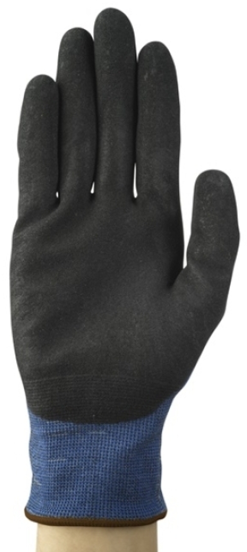 ANSELL-Arbeitshandschuhe, HYFLEX, 11-528, blau/schwarz