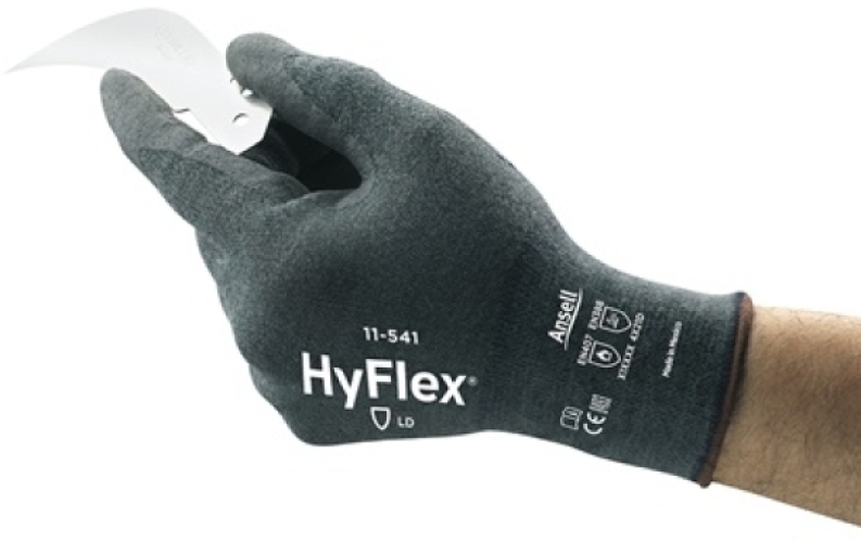 ANSELL-Arbeitshandschuhe, HYFLEX, 11-541, grau