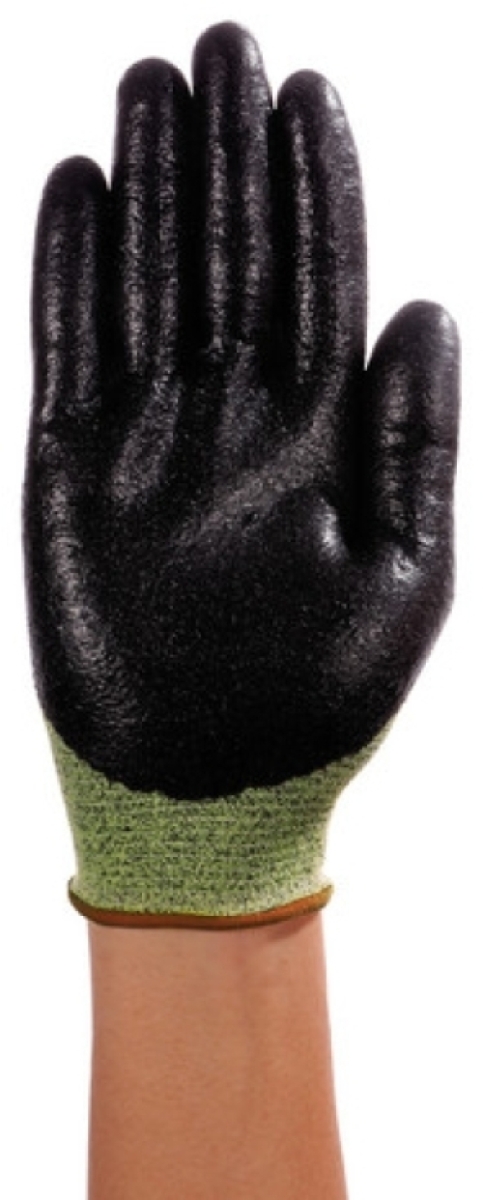 ANSELL-SCHNITTSCHUTZ-HANDSCHUHE,Arbeitshandschuhe, HYFLEX, 11-550, gelbgrün/schwarz
