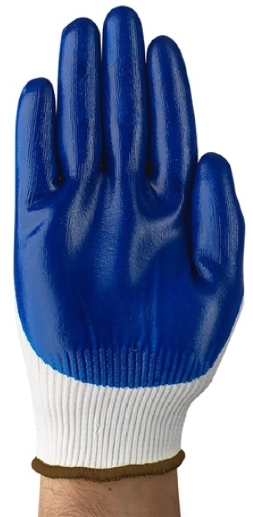 ANSELL-HArbeitshandschuhe, YFLEX, 11-900, weiss/blau