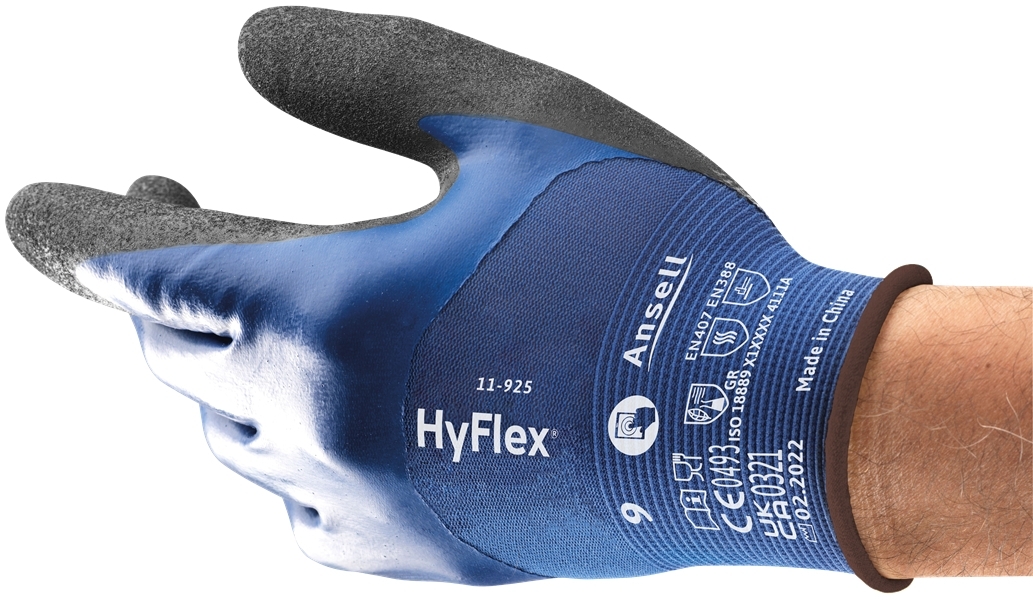 ANSELL-Arbeitshandschuhe, HYFLEX, 11-925, blau