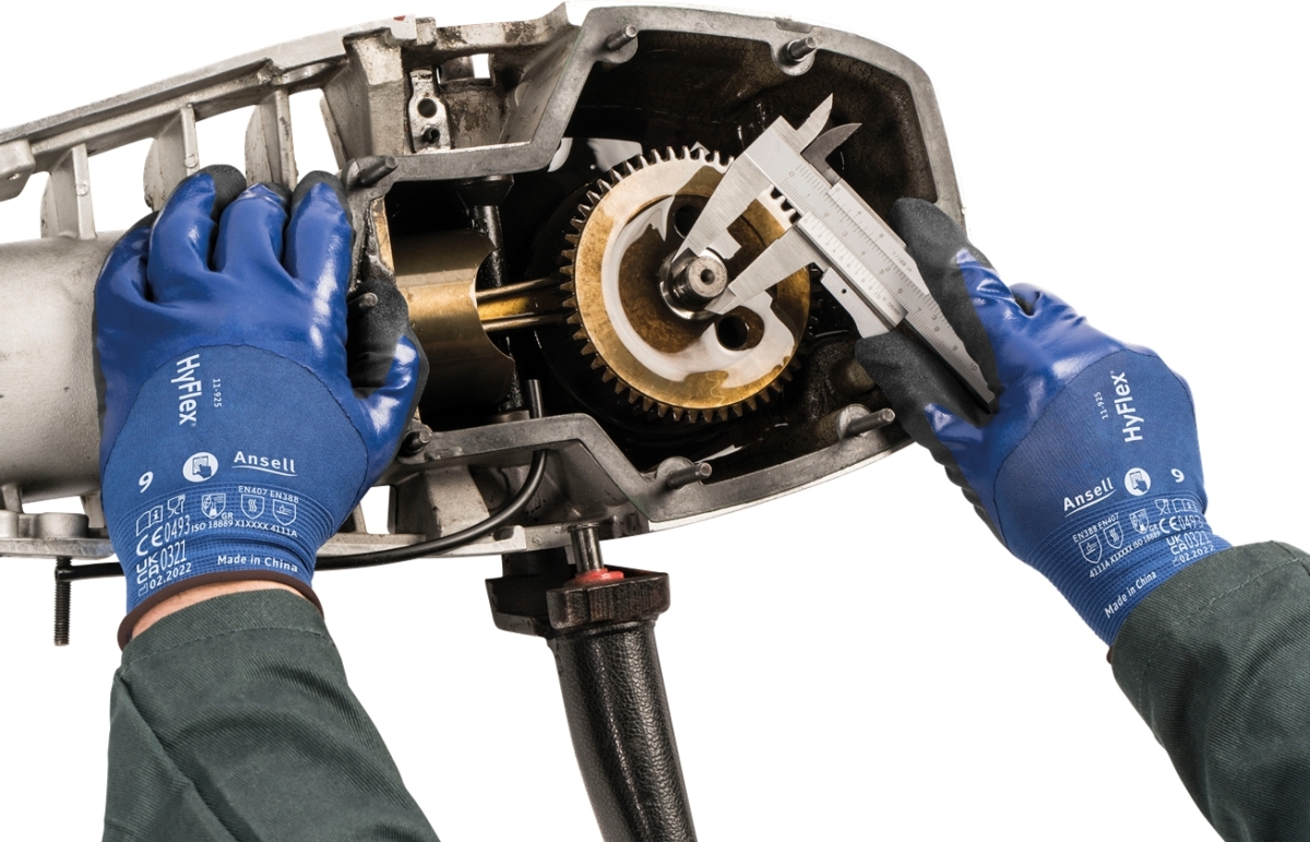 ANSELL-Arbeitshandschuhe, HYFLEX, 11-925, blau