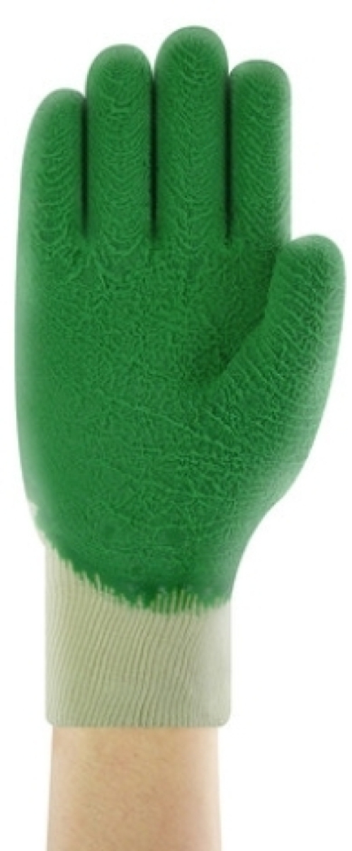 ANSELL-EDGE, 16-500, Latex-Handschuhe, Arbeitshandschuhe, grün