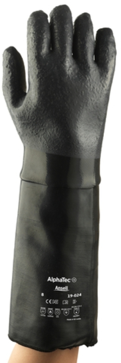 ANSELL-SCORPIO, 19-024, Neopren-Handschuhe, Arbeitshandschuhe, schwarz