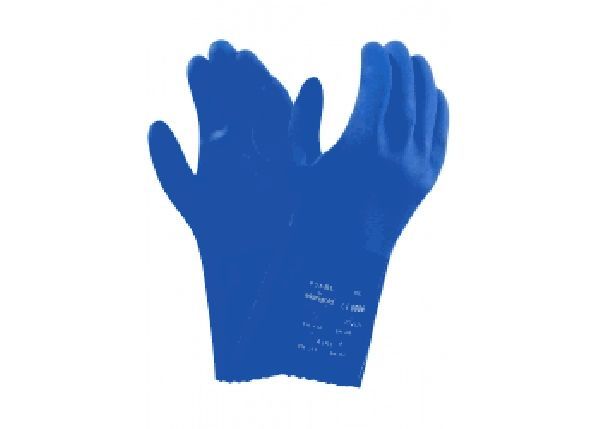 ANSELL-Workwear, PVC-Arbeitshandschuhe, "VERSATOUCH", 23-200, blau, VE = 12 Paar