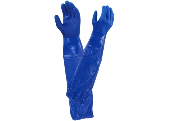 ANSELL-Workwear, PVC-Arbeitshandschuhe, "VERSATOUCH", 23-201, blau, VE = 12 Paar