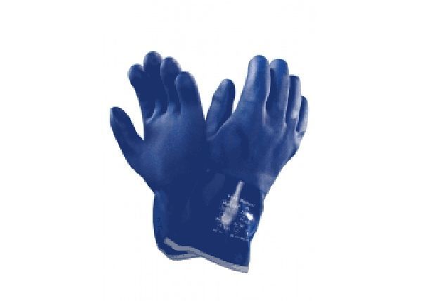 ANSELL-Workwear, PVC-Arbeitshandschuhe, "VERSATOUCH", 23-202, blau, VE = 12 Paar